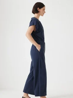 Bleu - Combinaison Hush Kendall en jersey 100% coton