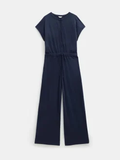 Bleu - Combinaison Hush Kendall en jersey 100% coton