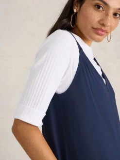 Bleu - Combinaison White Stuff Selina en jersey