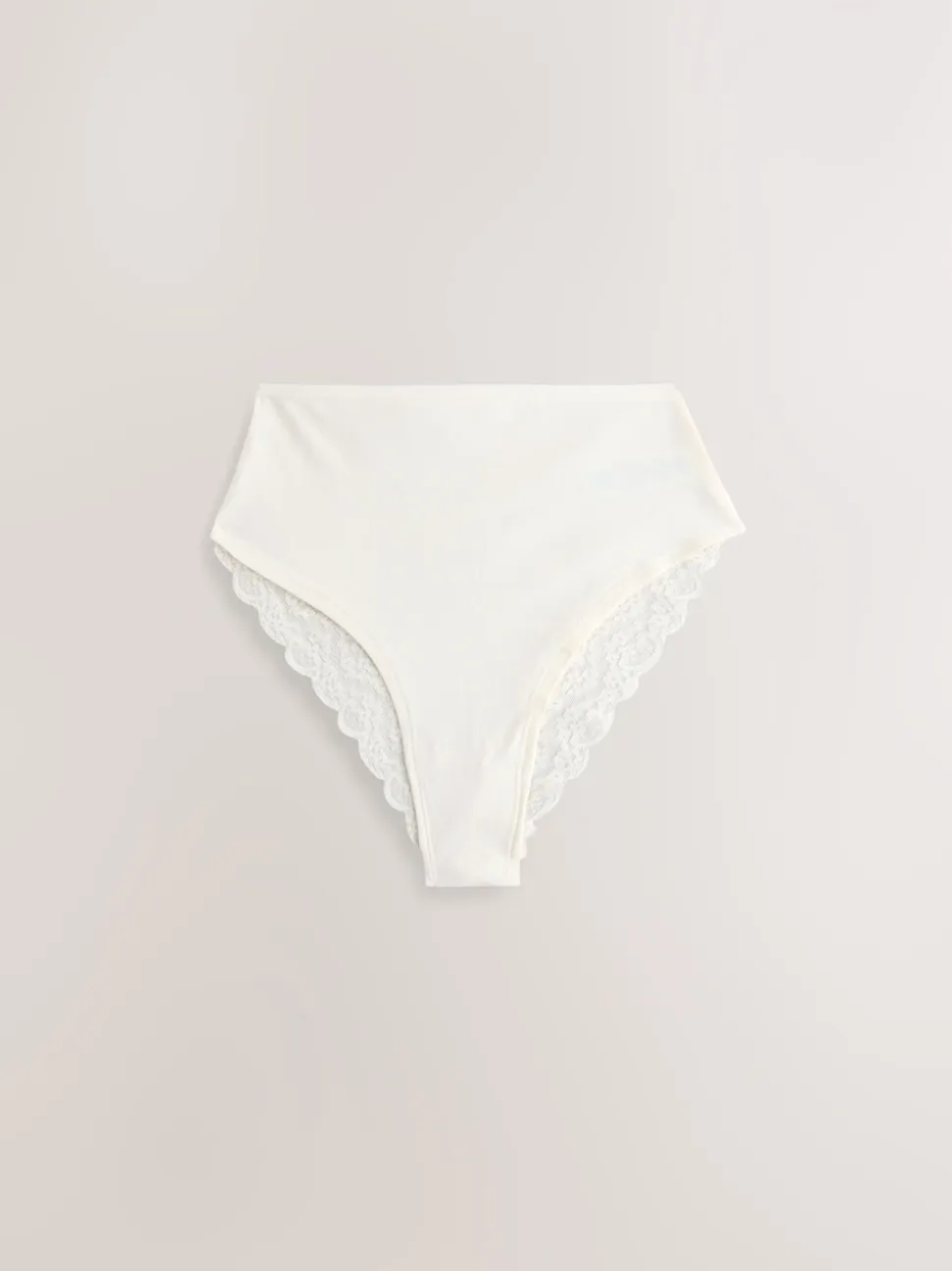 Bleu - Culotte en coton et dentelle 7 Pack