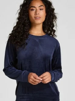Bleu - Ensemble pyjama Hunkemoller en velours