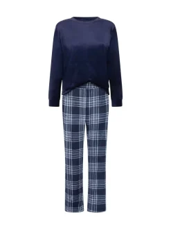 Bleu - Ensemble pyjama Hunkemoller en velours