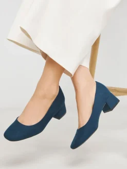 Bleu - Escarpins Heavenly Soles By JD Williams à talons bas