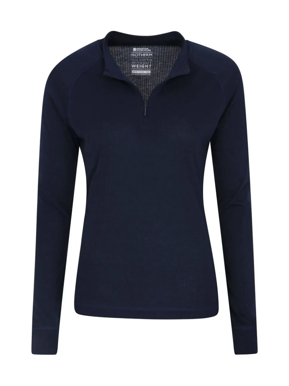 Bleu - Haut Mountain Warehouse Talus thermique à col zippé pour femme