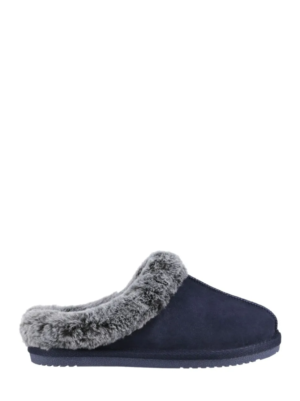Bleu - Hush Puppies Amara Chaussons d'hiver doublés de fausse fourrure