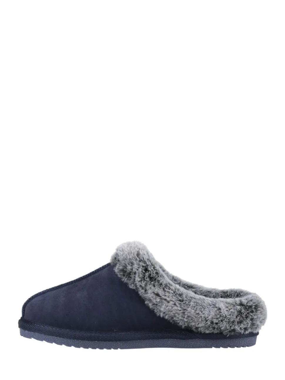 Bleu - Hush Puppies Amara Chaussons d'hiver doublés de fausse fourrure