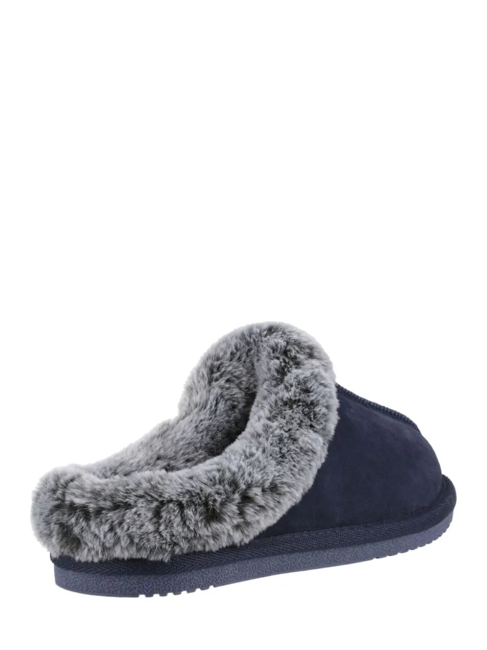 Bleu - Hush Puppies Amara Chaussons d'hiver doublés de fausse fourrure