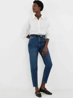 Bleu - JD Williams Jean mom authentique