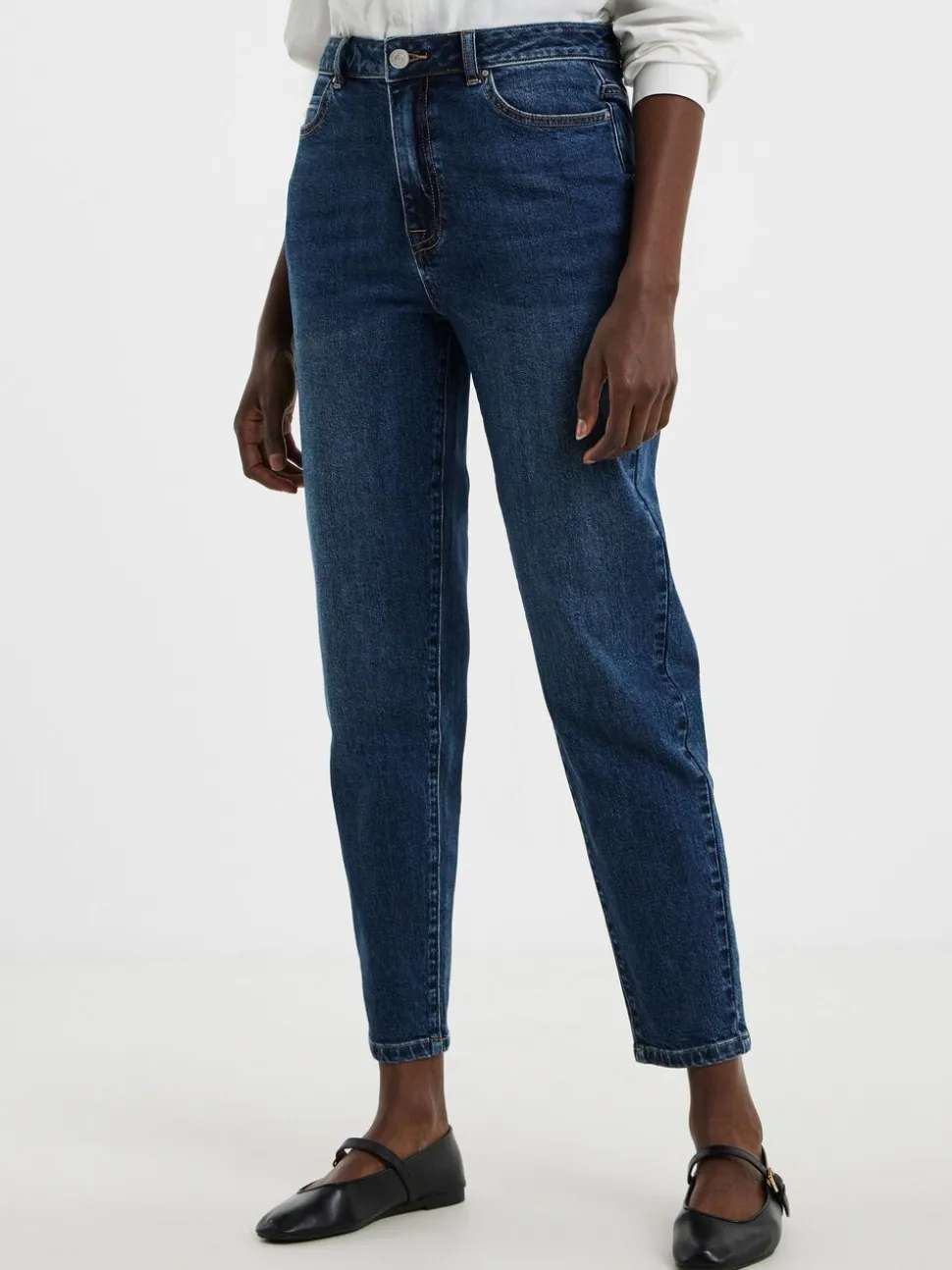 Bleu - JD Williams Jean mom authentique