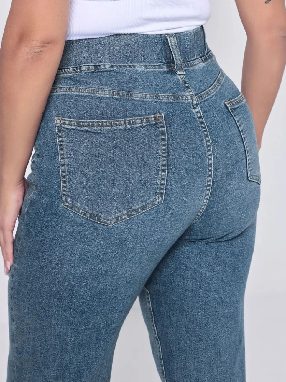 Bleu - Jean large Yours Curve