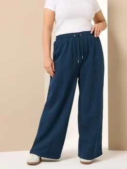 Bleu - Jogging Yours Curve jambes larges