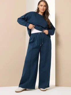 Bleu - Jogging Yours Curve jambes larges