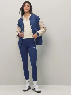 Bleu - Leggings adidas Essentials en coton à 3 bandes