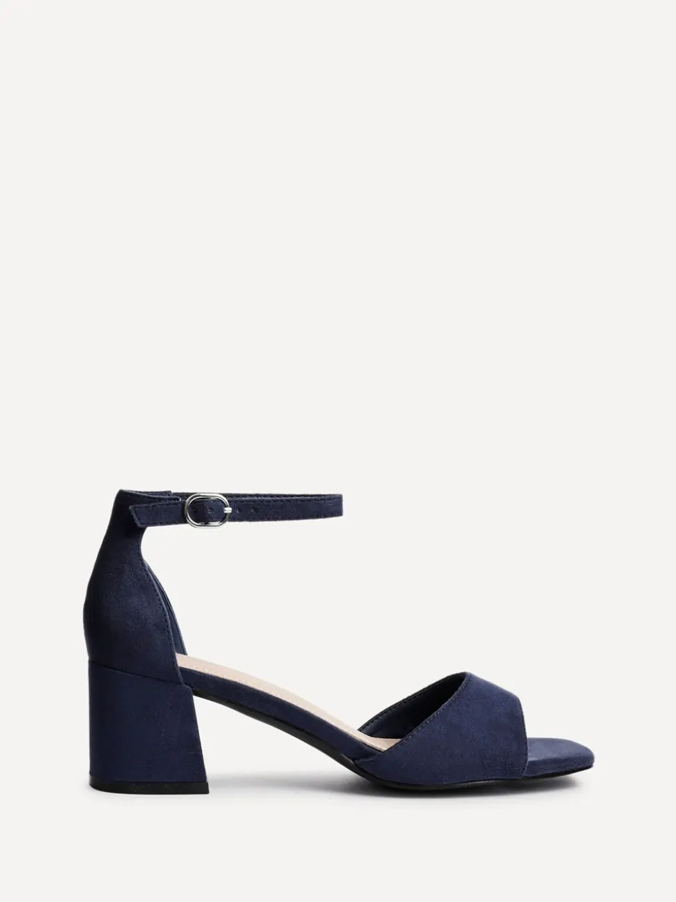 Bleu - Linzi Maddie Closed Back Open Toe Heeled Sandales