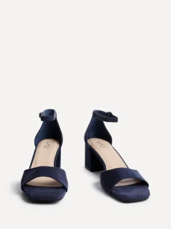 Bleu - Linzi Maddie Closed Back Open Toe Heeled Sandales