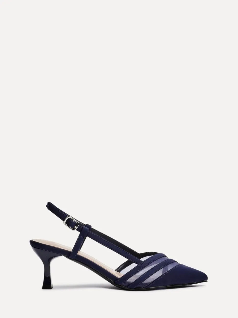 Bleu - Linzi talons Milan en maille