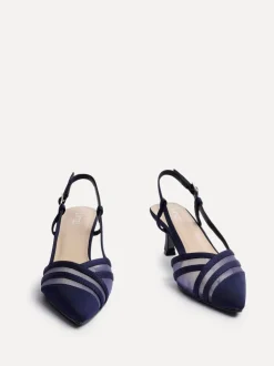Bleu - Linzi talons Milan en maille