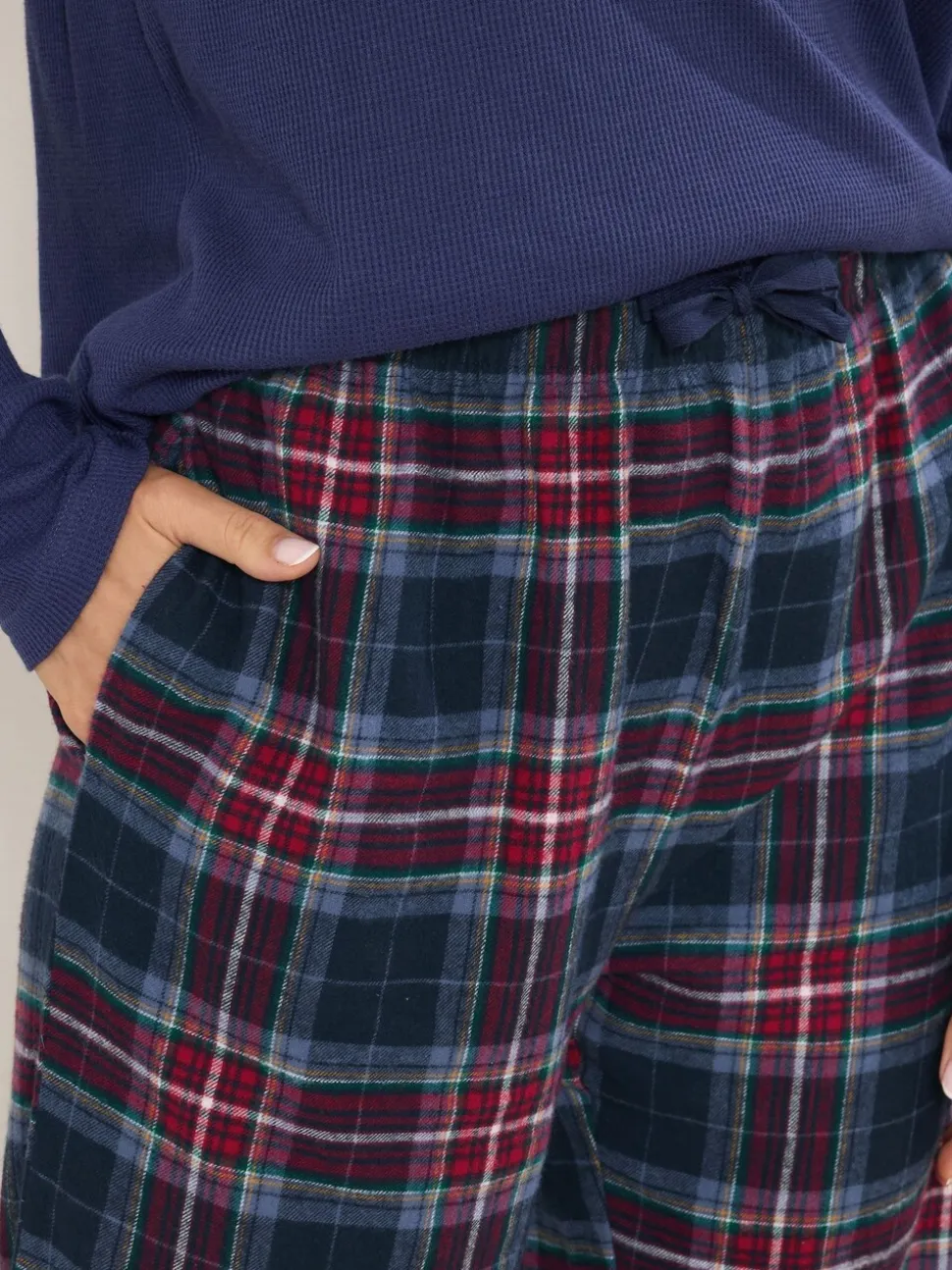 Bleu - Long Tall Sally Pyjama Carreaux