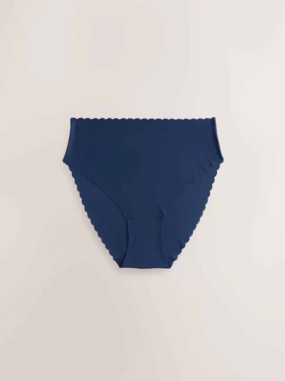 Bleu - Lot 3 culottes festonnées invisibles