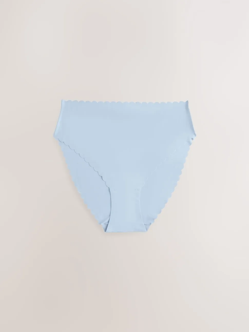 Bleu - Lot 3 culottes festonnées invisibles