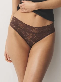 Bleu - Lot de 3 culottes en dentelle