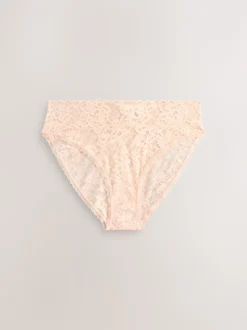 Bleu - Lot de 3 culottes en dentelle