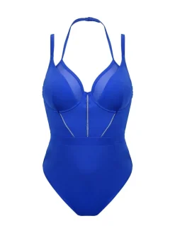 Bleu - Maillot de bain Pour Moi Sydney à armatures à double bretelles