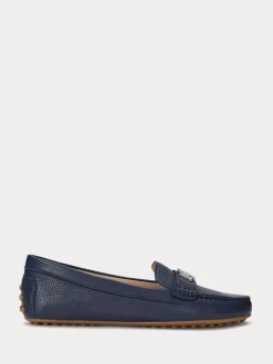 Bleu - Mocassins Lauren Ralph Lauren en cuir galet