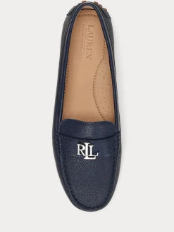Bleu - Mocassins Lauren Ralph Lauren en cuir galet