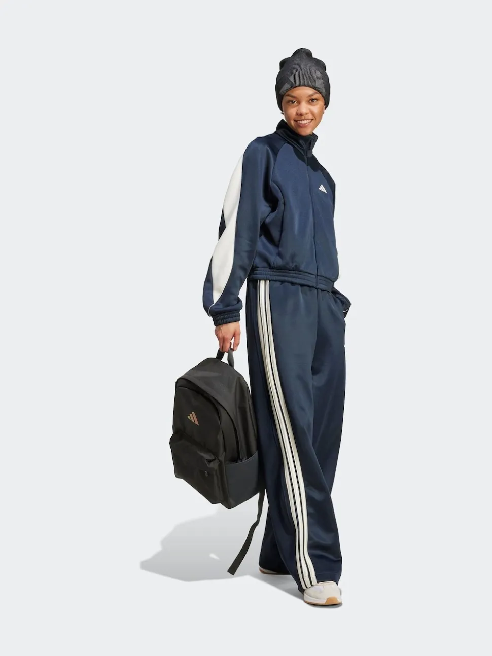 Bleu - Pantalon de survêtement adidas Stadium ample à 3bandes