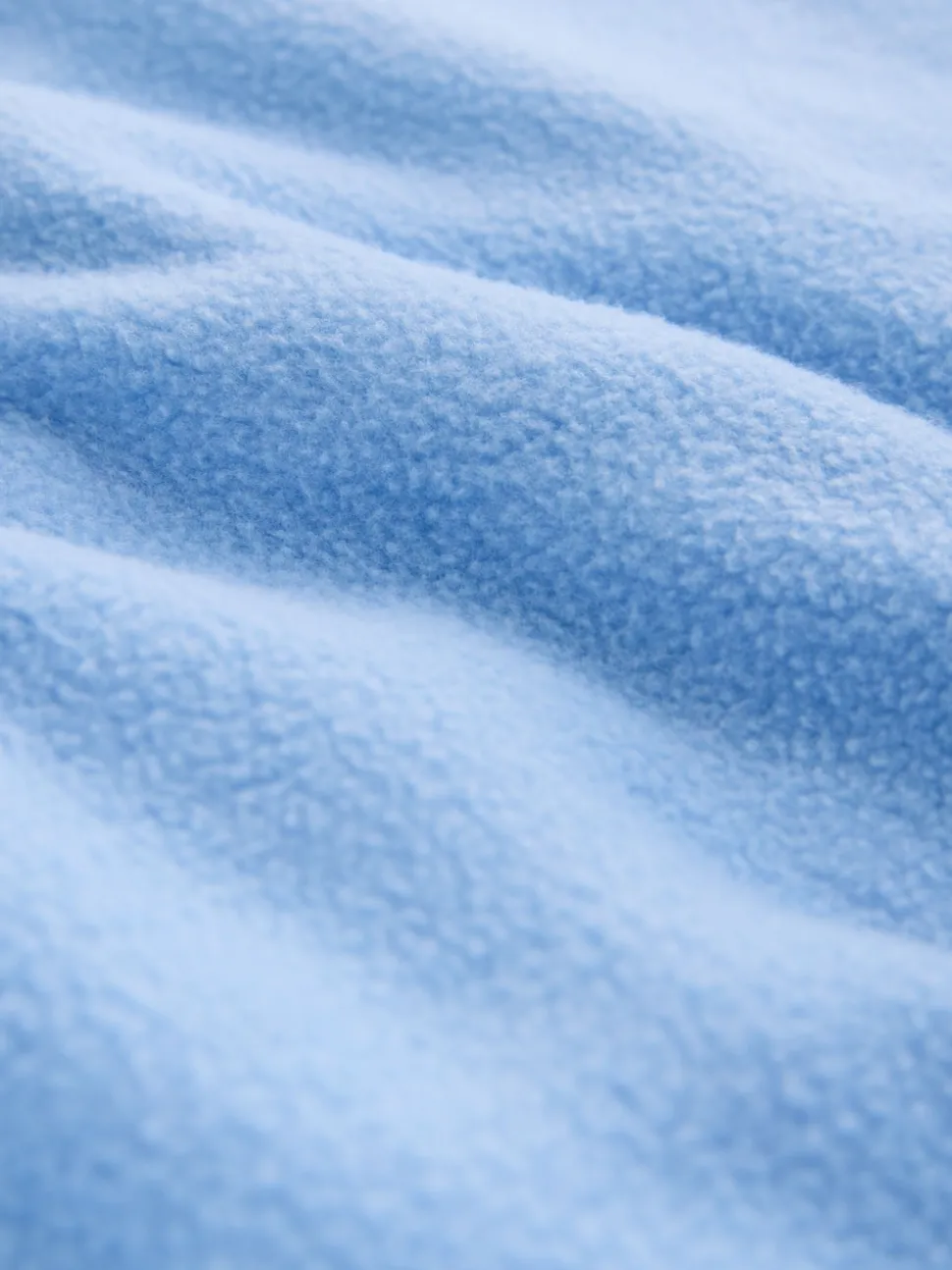 Bleu - Polaire à demi-zippée avec panneaux color block