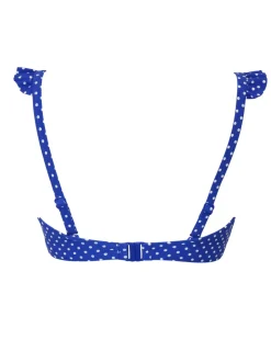 Bleu - Pour Moi Sicily Longline Underwired Bikini Top