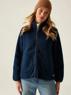 Bleu - Regatta Polaire Frankie Borg zippée