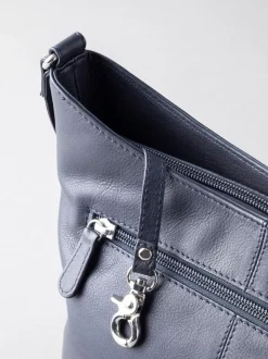 Bleu - Sac à bandoulière Lakeland Leather Grasmere