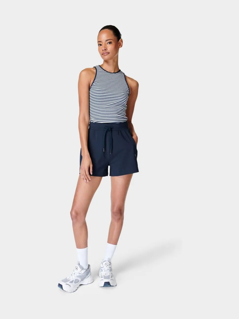 Bleu - Short Betty Explorer 5,5" en sueur