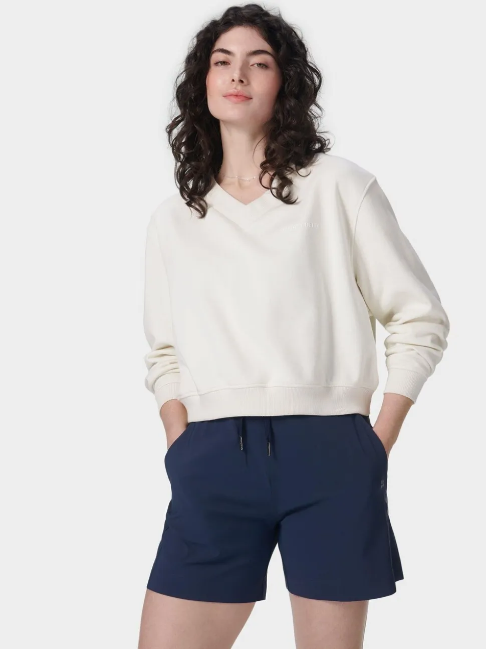 Bleu - Short Betty Explorer 5,5" en sueur