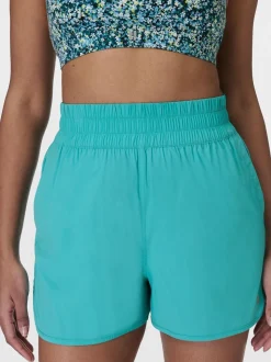 Bleu - Short Betty Power UltraSculpt taille haute 6» en sueur
