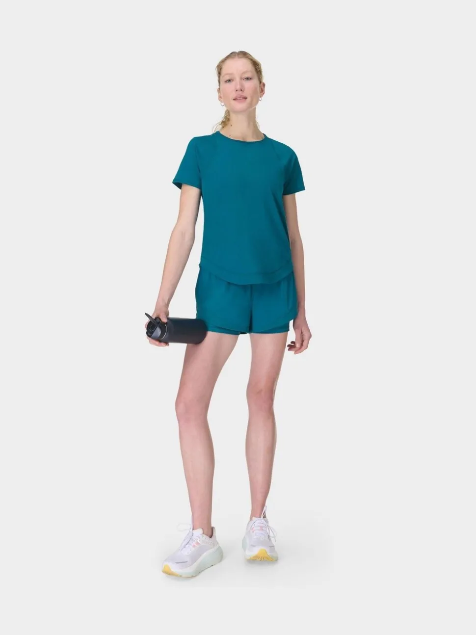 Bleu - Short de course Betty Tempo en sueur