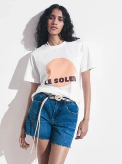 Bleu - Short en jean Hush Essential