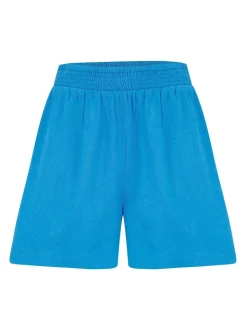 Bleu - Short élastique Pour Moi Bree à taille haute