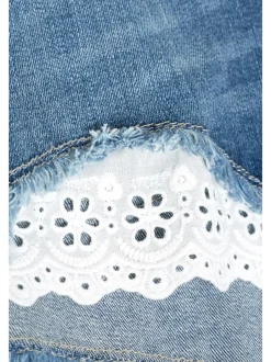 Bleu - Shorts en denim
