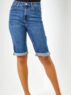 Bleu - Shorts longueur genou Roman indispensable