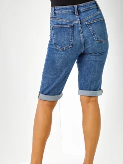 Bleu - Shorts longueur genou Roman indispensable