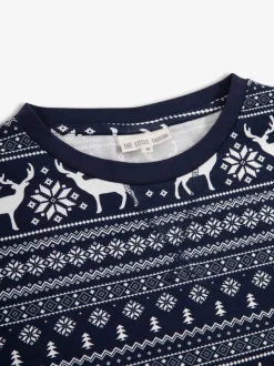 Bleu - The Little Tailor pyjama de Noël renne