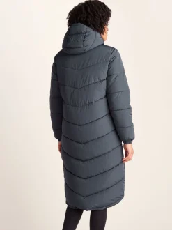 Bleu - Tog 24 Raleigh Thermal Padded À capuche Long Coat