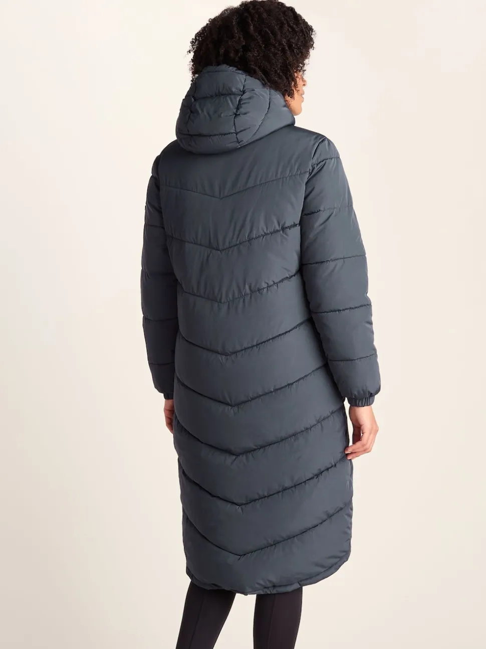 Bleu - Tog 24 Raleigh Thermal Padded À capuche Long Coat