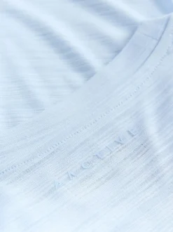 Bleu - T-shirt Active Crew Neck léger à manches courtes