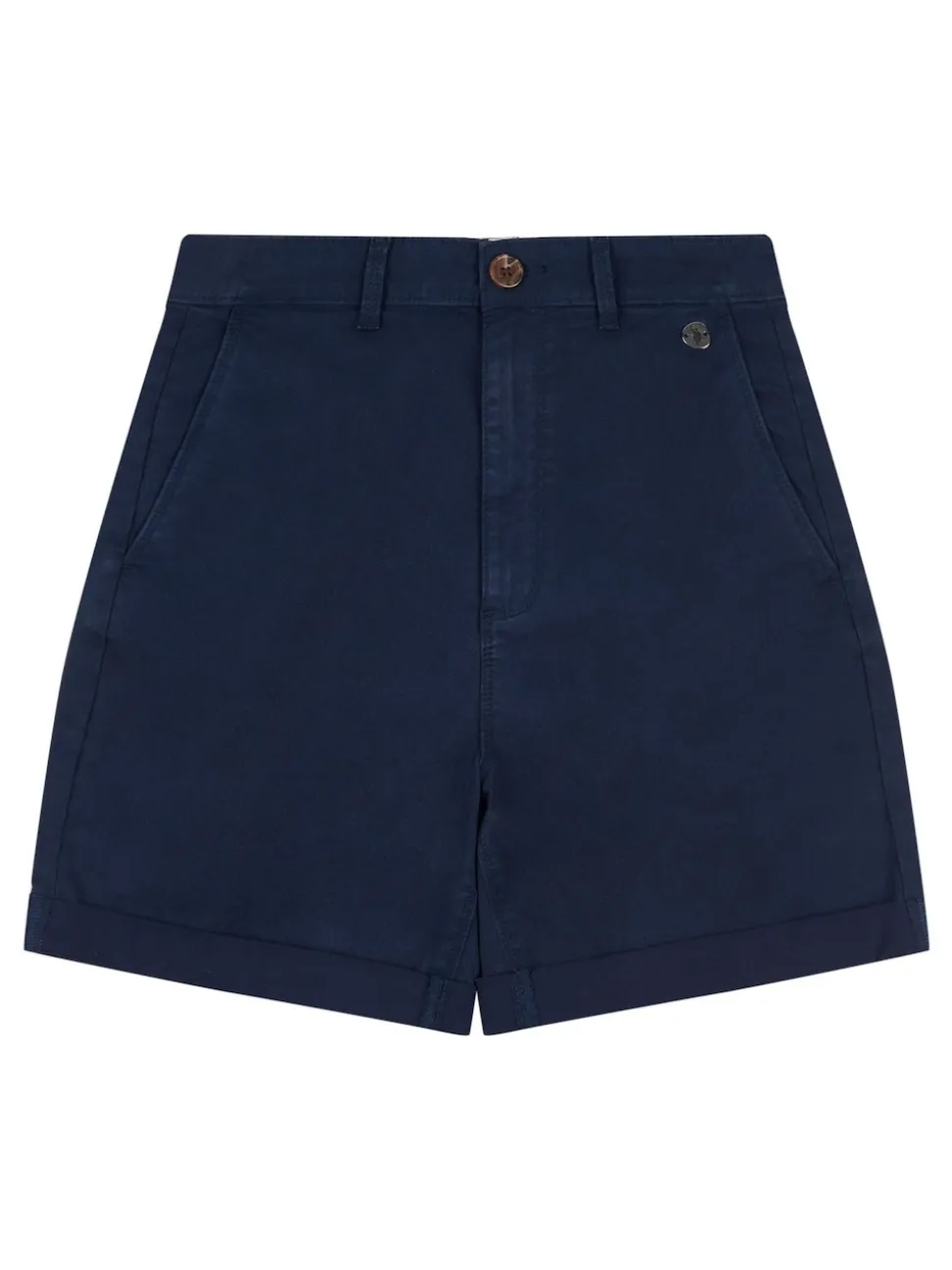Bleu - U.S. Polo Assn. Short chino classique pour femmes