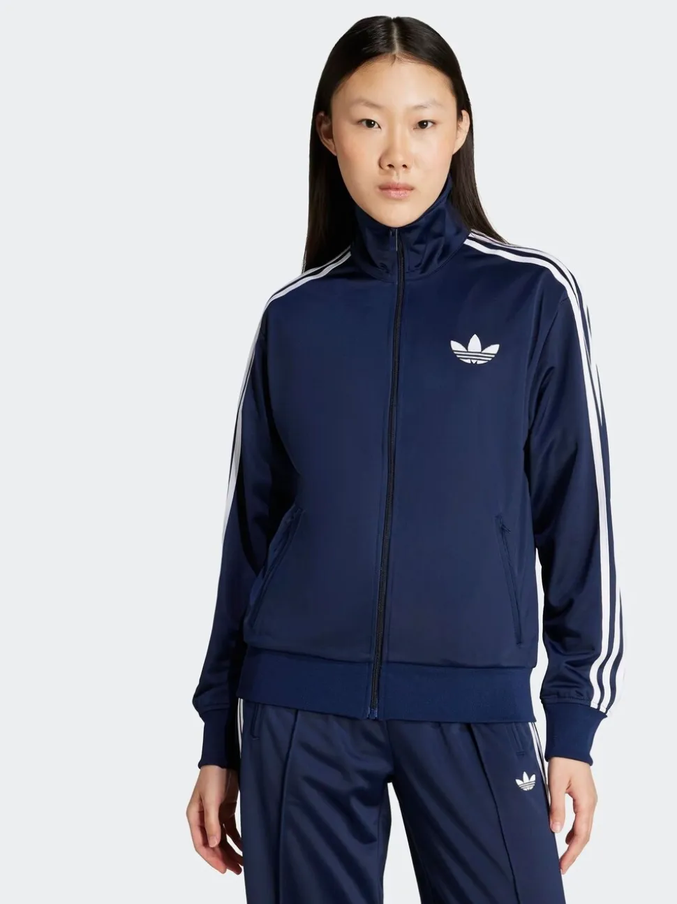 Bleu - Veste ample Adidas Originals Firebird classique