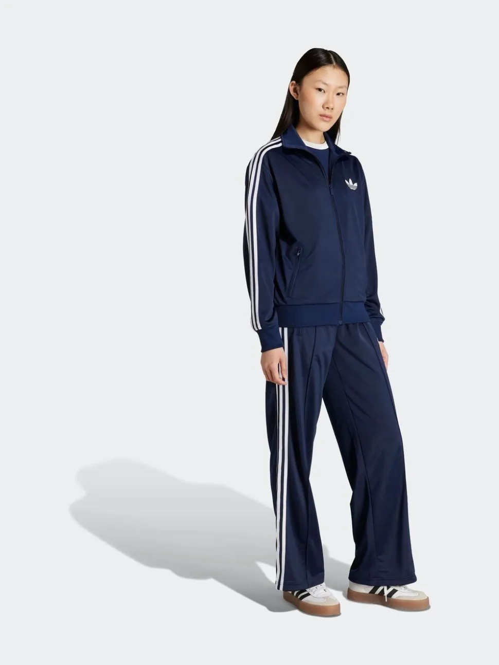 Bleu - Veste ample Adidas Originals Firebird classique